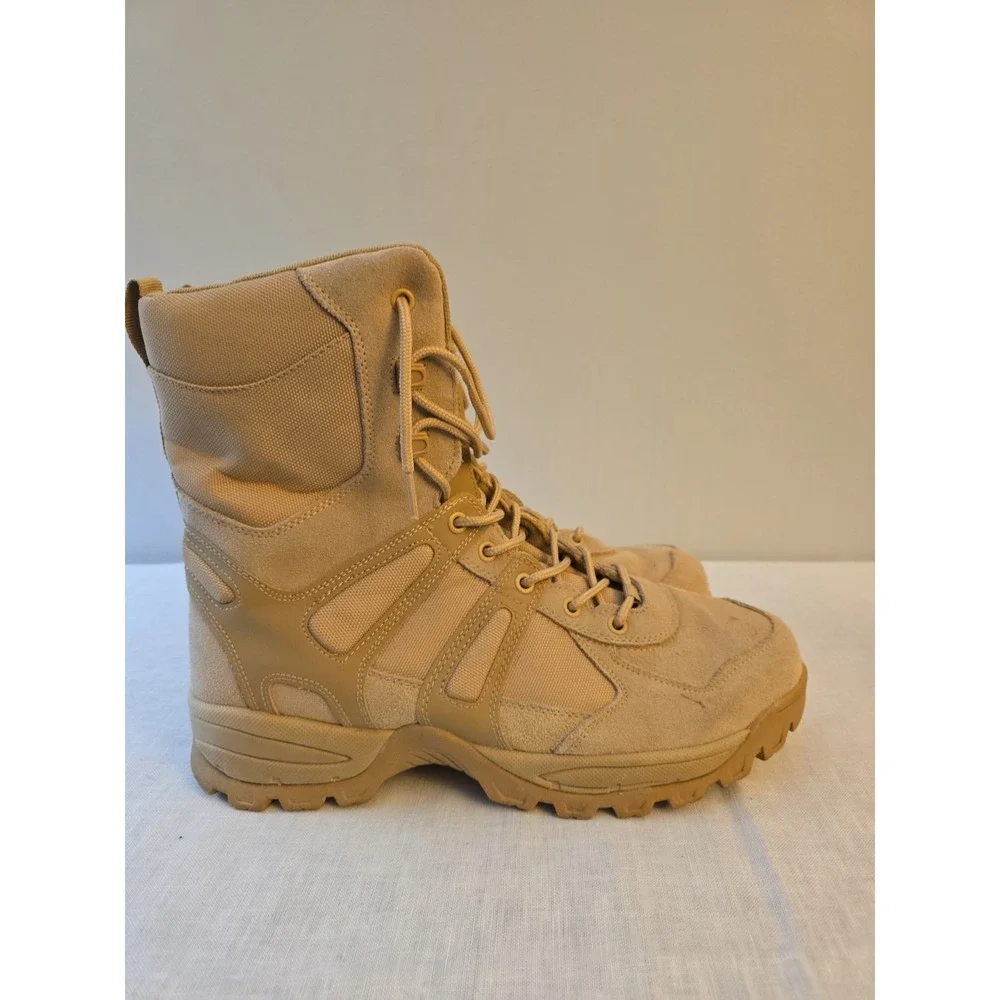 Mil-Tec Generation II Combat Boots Tan Desert Boots Mens Size 13